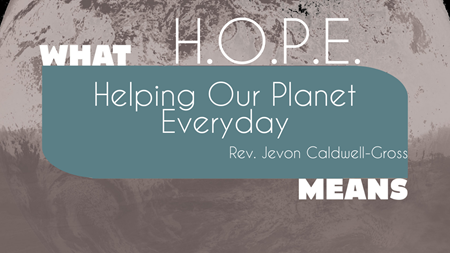 Helping Our Planet Everyday